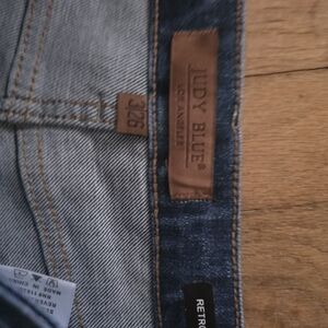 Judy Blue Wide Leg Retro Blue Jeans